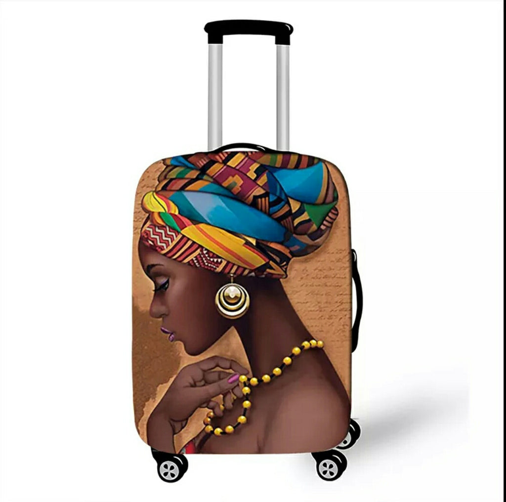 Housse valise afro