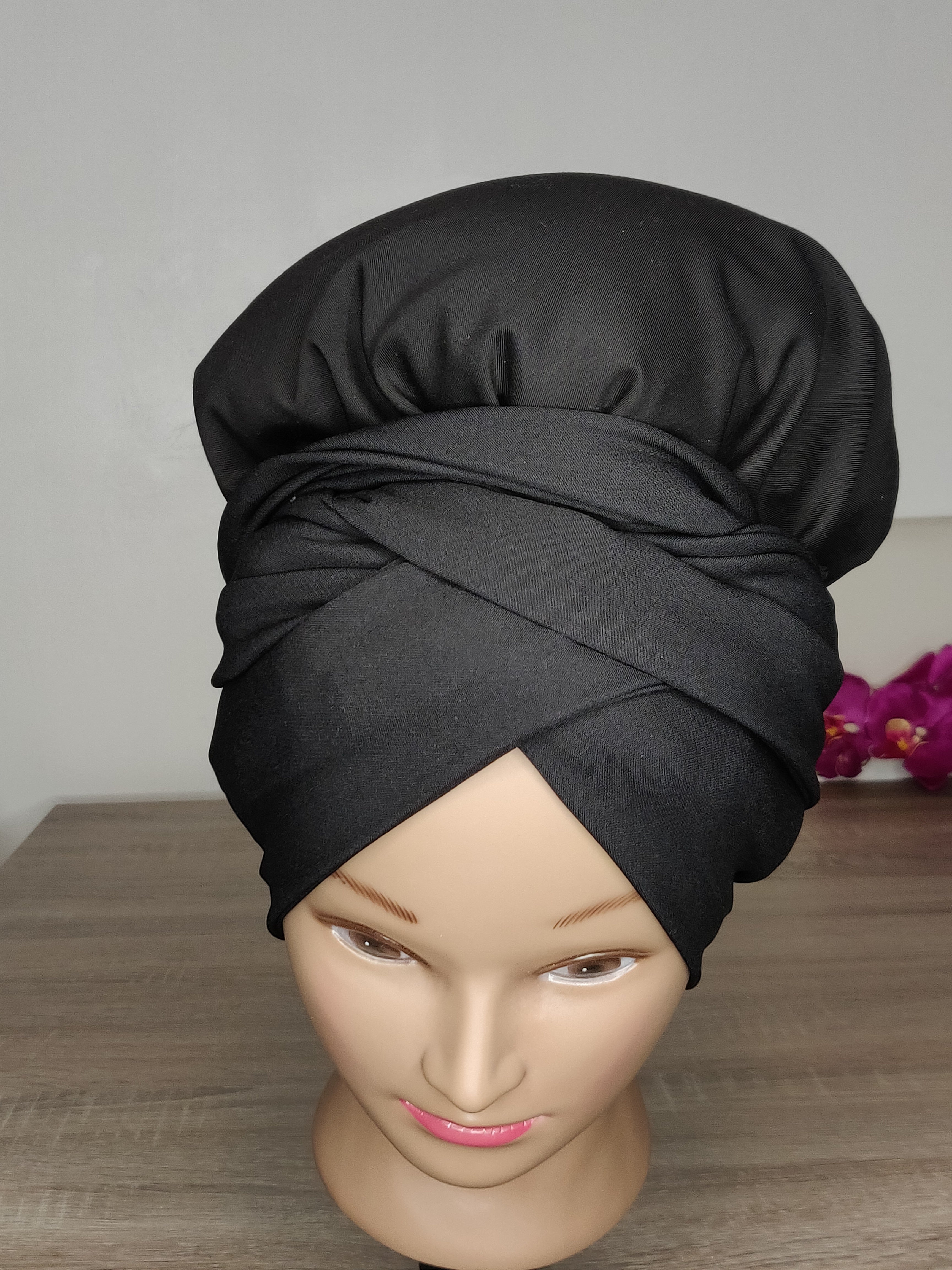 Bande foulard pour bonnet